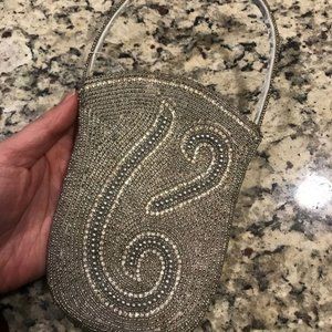 Beautiful Silk Beaded Indian Purse/Case